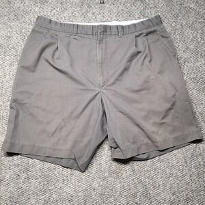 Riverside Coca-Cola Mens Gray Pleated Workwear Shorts Size 40 Logo Patch